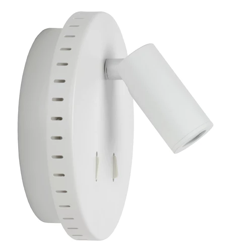 Lucide BENTJER - Bettlampe / Wandleuchte - Ø 14 cm - LED - 3000K - Weiß - detail 1